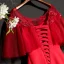 Chic / Beautiful Burgundy Evening Dresses  2017 Trumpet / Mermaid Lace Beading Scoop Neck Backless Sweep Train Formal Dresses