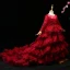 Chic / Beautiful Burgundy Flower Girl Dresses 2017 Ball Gown Lace Appliques Crystal Sequins Scoop Neck 3/4 Sleeve Court Train Wedding Party Dresses