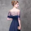 Elegant Mørk Marineblå Selskapskjoler 2018 Prinsesse Krystall Rhinestone Sash Kjæreste Ryggløse Uten Ermer Feie Tog Formelle Kjoler