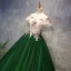Chic / Beautiful Prom Dresses 2018 Ball Gown Appliques Pearl Off-The-Shoulder Backless Sleeveless Floor-Length / Long Formal Dresses