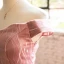 Lovely Pearl Pink Homecoming Graduation Dresses 2018 A-Line / Princess Off-The-Shoulder Backless Sleeveless Knee-Length Formal Dresses