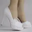 Chic / Beautiful White Wedding Shoes 2018 Lace 11 cm Stiletto Heels Open / Peep Toe Wedding High Heels
