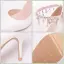 Modest / Simple White Wedding Shoes 2018 Pearl Rhinestone Tassel 8 cm Stiletto Heels Pointed Toe Wedding High Heels