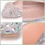 Scintillantes Argenté Chaussure De Mariée 2018 Cristal Faux Diamant À Bout Pointu Plate Mariage