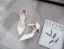 Simple Blanche Chaussures Femmes 2018 Boucle 5 cm Talons Aiguilles À Bout Pointu Talons Hauts