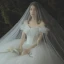 Elegant Ivory Corset Wedding Dresses 2019 A-Line / Princess Off-The-Shoulder Short Sleeve Backless Floor-Length / Long