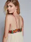Chic / Belle Beige Été Plage Robes longues 2018 Brodé Bretelles Spaghetti Dos Nu Sans Manches Longueur Cheville