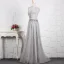 Luxe Champagne Fait main Perlage Robe De Soirée 2019 Princesse Cristal Paillettes Faux Diamant Encolure Dégagée Sans Manches Longue Robe De Ceremonie