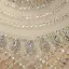 Luxe Champagne Fait main Perlage Robe De Soirée 2019 Trompette / Sirène Cristal Paillettes Col Haut Sans Manches Train De Balayage Robe De Ceremonie