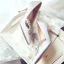 Chic / Beautiful Champagne Wedding Shoes 2019 Leather Crystal 10 cm Stiletto Heels Pointed Toe Wedding Pumps