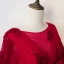 Chic / Beautiful Burgundy Prom Dresses 2019 A-Line / Princess Scoop Neck 3/4 Sleeve Beading Lace Sequins Crystal Backless Floor-Length / Long Formal Dresses