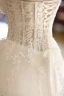 Chic / Belle Blanche Robe De Mariée 2019 Princesse Transparentes Bustier Appliques En Dentelle Fleur Sans Manches Dos Nu Longue