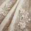 Elegant Elfenben Brudekjoler 2018 Ballkjole Blonder Appliques Krystall Kjæreste Ryggløse Uten Ermer Cathedral Train Bryllup