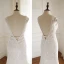 Luxe Ivoire Fait main Perlage Robe De Mariée Avec Châle 2019 Trompette / Sirène V-Cou En Dentelle Fleur Cristal Paillettes Sans Manches Dos Nu Ceinture Tribunal Train