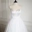 Modest / Simple Silver Prom Dresses 2018 A-Line / Princess Sweetheart Backless Sleeveless Floor-Length / Long Formal Dresses