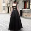 Vintage / Retro Red Maxi Dresses 2019 A-Line / Princess Scoop Neck Sleeveless Bow Backless Floor-Length / Long Womens Clothing