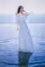 Modest / Simple White Honeymoon Maxi Dresses 2019 A-Line / Princess Off-The-Shoulder Lace Pleated Short Sleeve Floor-Length / Long Womens Clothing
