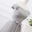 Elegant Grey Prom Dresses 2019 A-Line / Princess Off-The-Shoulder Short Sleeve Backless Bow Court Train Formal Dresses