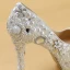 Classy Ivory Womens Shoes 2019 Crystal Pearl Rhinestone Flower 14 cm Stiletto Heels Round Toe Wedding Pumps