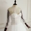 Chic / Belle Ivoire Robe De Mariée 2019 Princesse Encolure Dégagée 3/4 Manches Dos Nu Longue