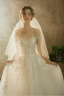 Elegant Ivory Wedding Dresses 2019 A-Line / Princess Scoop Neck Sequins Lace Flower 1/2 Sleeves Backless Floor-Length / Long