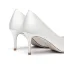 Élégant Ivoire Perle Faux Diamant Chaussure De Mariée 2021 Cuir Satin 7 cm Talons Aiguilles À Bout Pointu Mariage Escarpins Talons Hauts