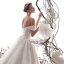 Elegant Ivory Wedding Dresses 2019 A-Line / Princess Off-The-Shoulder Beading Lace Flower Short Sleeve Backless Cathedral Train