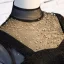 Elegant Vintage / Retro Black Prom Dresses 2019 A-Line / Princess High Neck Rhinestone Long Sleeve Floor-Length / Long Formal Dresses