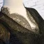 Elegant Vintage / Retro Black Prom Dresses 2019 A-Line / Princess Scoop Neck Lace Tassel Long Sleeve Floor-Length / Long Formal Dresses