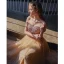Scintillantes Sexy Champagne Paillettes Cocktail Robe De Cocktail 2021 Princesse De l'épaule Sans Manches Dos Nu Thé Longueur Robe De Ceremonie