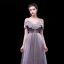 Chic / Beautiful Purple Evening Dresses  2019 A-Line / Princess Spaghetti Straps Glitter Polyester Short Sleeve Backless Floor-Length / Long Formal Dresses