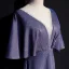 Charmant Traube Abendkleider 2019 Meerjungfrau Tiefer V-Ausschnitt Glanz Polyester Strass 1/2 Ärmel Lange Festliche Kleider