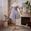 Sexy Lavendel Perlenstickerei Perle Strass Pailletten Kurze Partykleider 2024 A Linie Spaghettiträger Ärmellos Rückenfreies Tülle Festliche Kleider