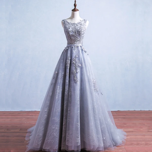 grey prom dresses 2017 Silver Grey Prom Dresses, Homecoming Dress, Formal Dress, Evening Dres –  DressesTailor