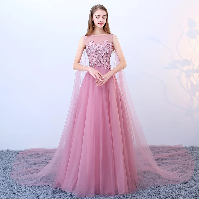 strapless open back dress Glitter-Mesh Long A-Line Prom Dress