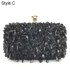 Sparkly Multi-Colors Sequins Square Cocktail Party Clutch Bags 2021
