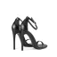 Sexy Black Street Wear Womens Sandals 2020 10 cm Stiletto Heels Ankle Strap Open / Peep Toe Sandals