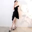 Modest / Simple Black Party Dresses 2018 A-Line / Princess Embroidered Off-The-Shoulder Sleeveless Short Formal Dresses