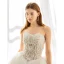 Modern / Fashion Champagne Wedding Dresses 2019 Ball Gown Strapless Lace Beading Sleeveless Backless Cathedral Train Wedding