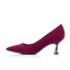 Chic / Belle Rouge Désinvolte Escarpins 2019 Daim 6 cm Talons Aiguilles À Bout Pointu Escarpins