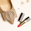 Sparkly Gold Wedding Shoes 2019 Leather Rhinestone Sequins 9 cm Stiletto Heels Pointed Toe Wedding Pumps