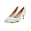 Glittrande Silver Brudskor 2019 Paljetter Polyester 7 cm Stilettklackar Spetsiga Bröllop Pumps