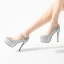 Chic / Beautiful Gold Wedding Shoes 2019 Leather Rhinestone Sequins Ankle Strap 12 cm Stiletto Heels Pointed Toe Wedding Pumps