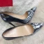 Fine Svart Casual Pumps 2019 Lær Slangeskinn Print 12 cm Stiletthæler Spisse Pumps