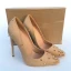 Schöne Nude Abend Pumps 2019 Niet 12 cm Stilettos Spitzschuh Pumps