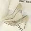 Fine Sølv Blonder Aften Pumps 2019 8 cm Stiletthæler Spisse Pumps