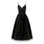 Modest / Simple Glitter Black Gold Homecoming Graduation Dresses 2018 A-Line / Princess Spaghetti Straps Backless Sleeveless Short Prom Dresses