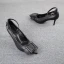 Fine Khaki Casual Damesko 2019 Lær Ankelstropp Spenne 7 cm Stiletthæler Spisse Pumps