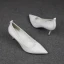 Mooie / Prachtige Khaki Kantoor Pumps 2019 Leer 7 cm Naaldhakken / Stiletto Spitse Neus Pumps