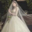 Élégant Champagne Robe De Mariée 2019 Princesse V-Cou Perlage En Dentelle Paillettes 3/4 Manches Dos Nu Longue